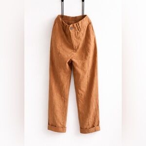 A New Day Camel Pull On Trouser Pants Elastic Back Size 8